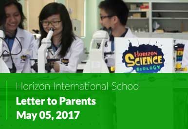 Letter to Parents