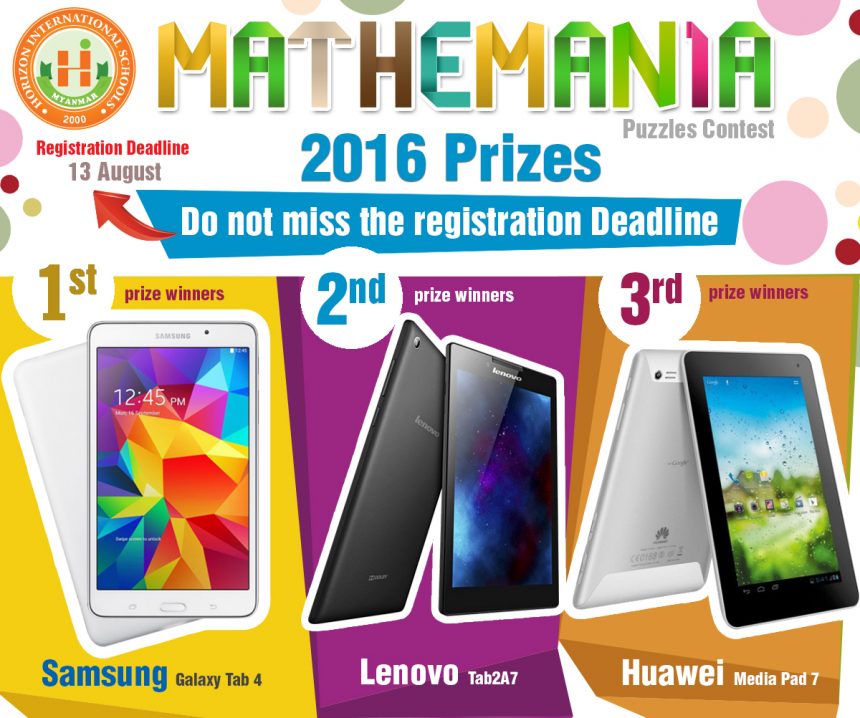 Great awards for Mathemania winners