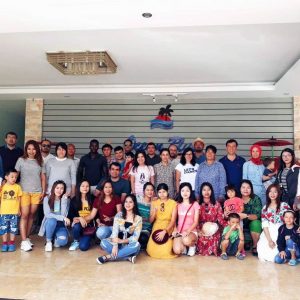 Happy Ngwe Saung beach vacation of our SKT teachers and staff