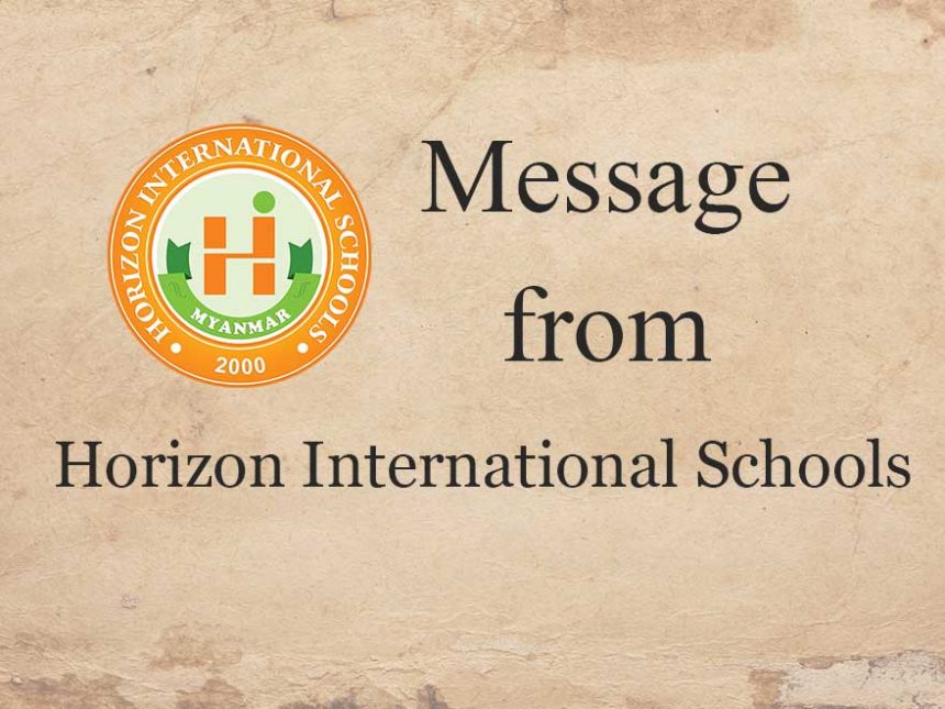 Message from Horizon International Schools