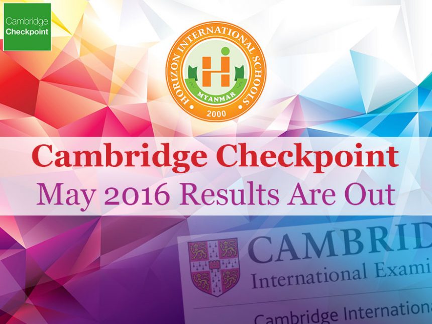 Cambridge Checkpoint May 2016 Results Are Out
