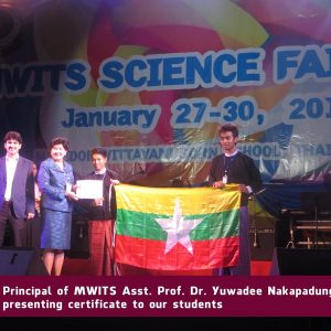 MWITS Science Fair 2015, Bangkok-Thailand